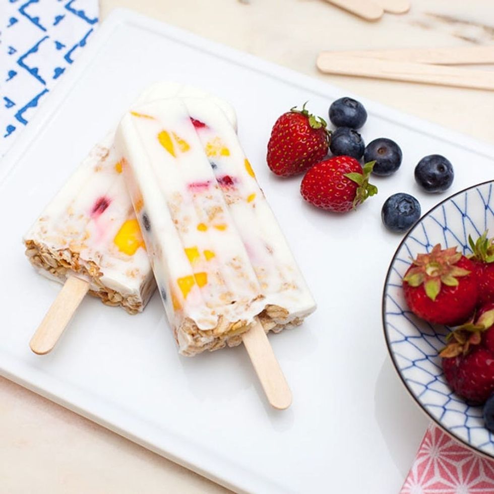Parfait Breakfast Popsicles