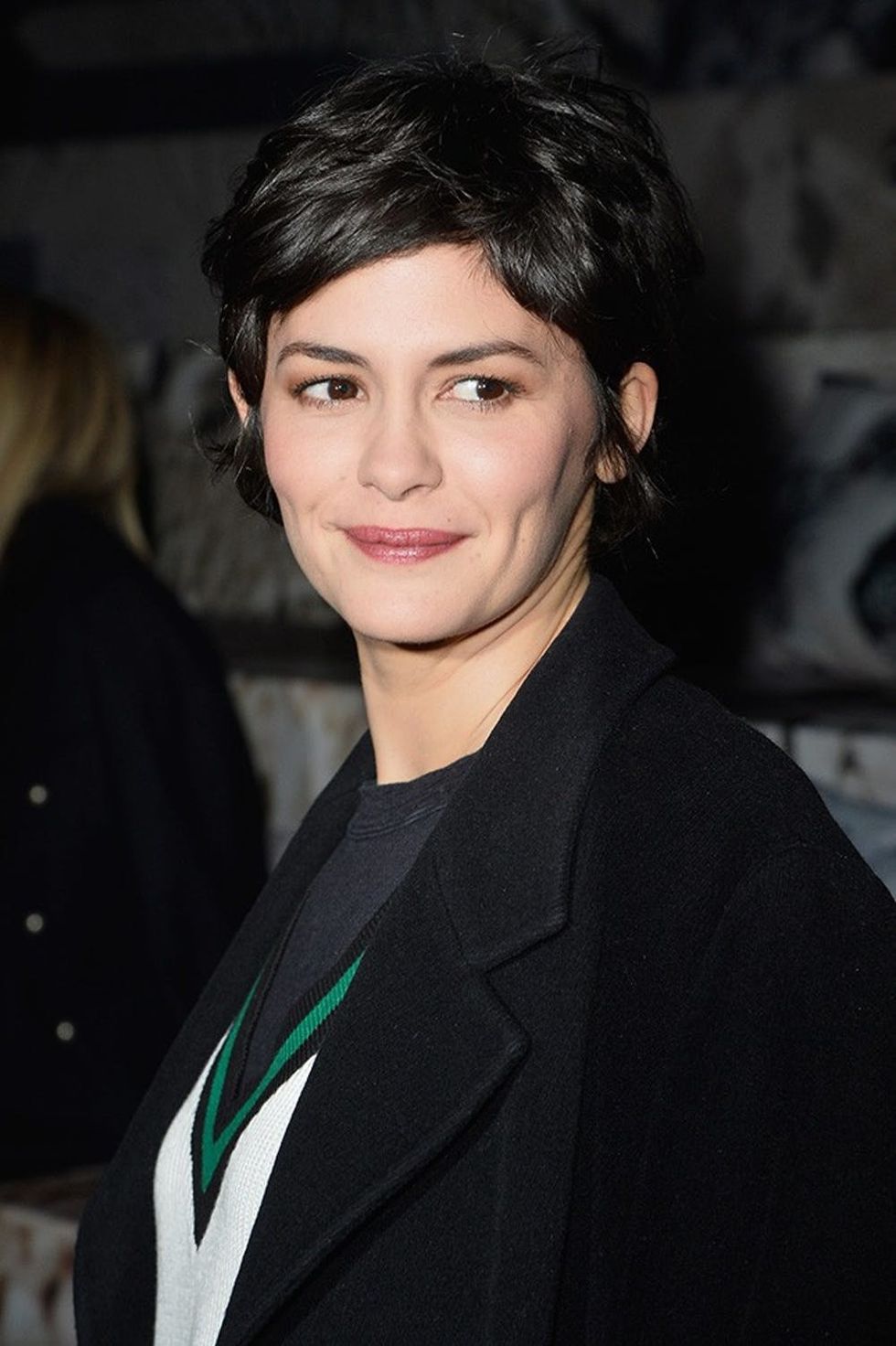 PARIS, FRANCE - MARCH 04: Audrey Tautou attends the H&M show as part of the Paris Fashion Week Womenswear Fall/Winter 2015/2016 on March 4, 2015 in Paris, France. (Photo by Pascal Le Segretain/Getty Images)