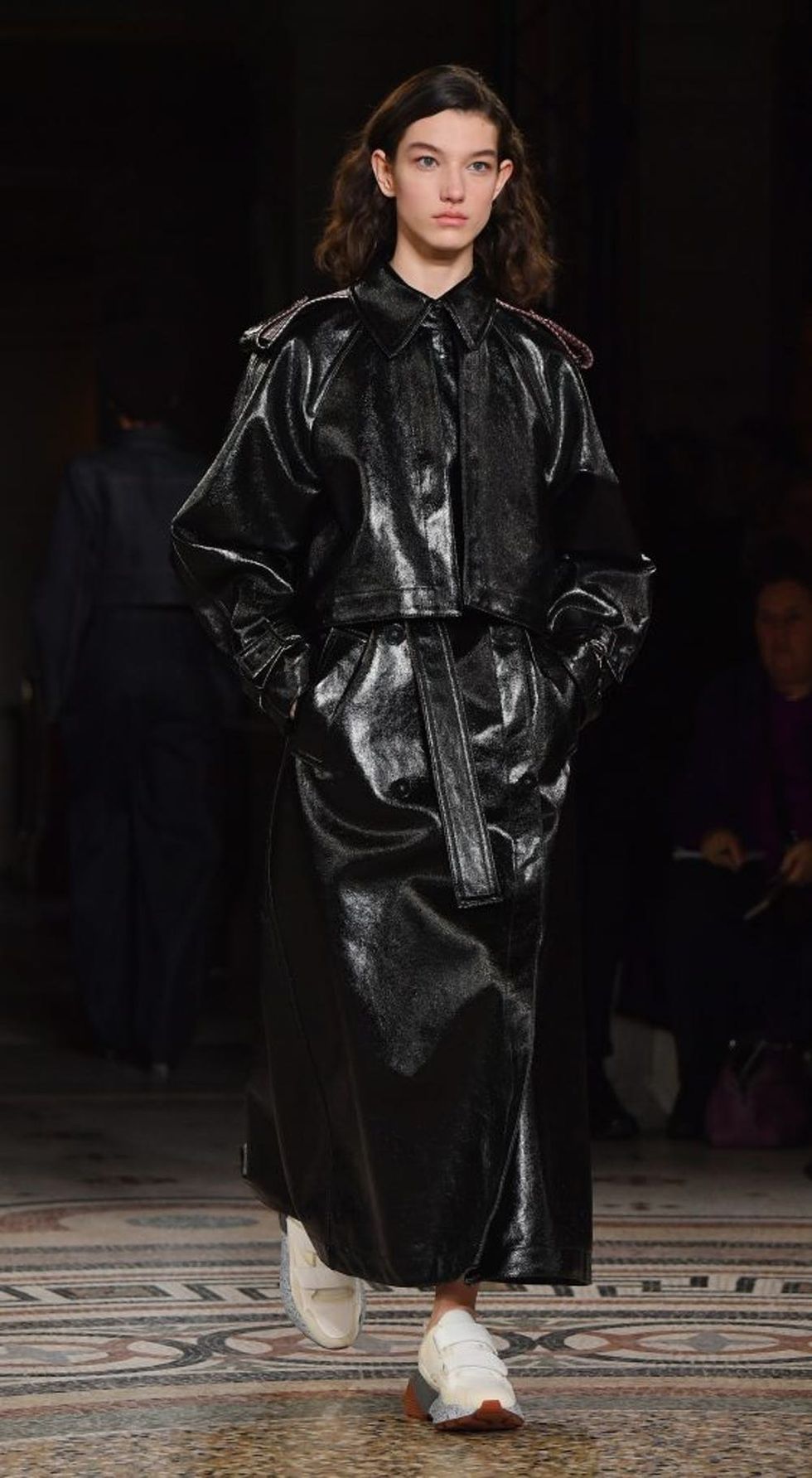 PARIS, FRANCE - MARCH 06: A model walks the runway during the Stella McCartney show as part of the Paris Fashion Week Womenswear Fall/Winter 2017/2018 on March 6, 2017 in Paris, France. (Photo by Pascal Le Segretain/Getty Images)