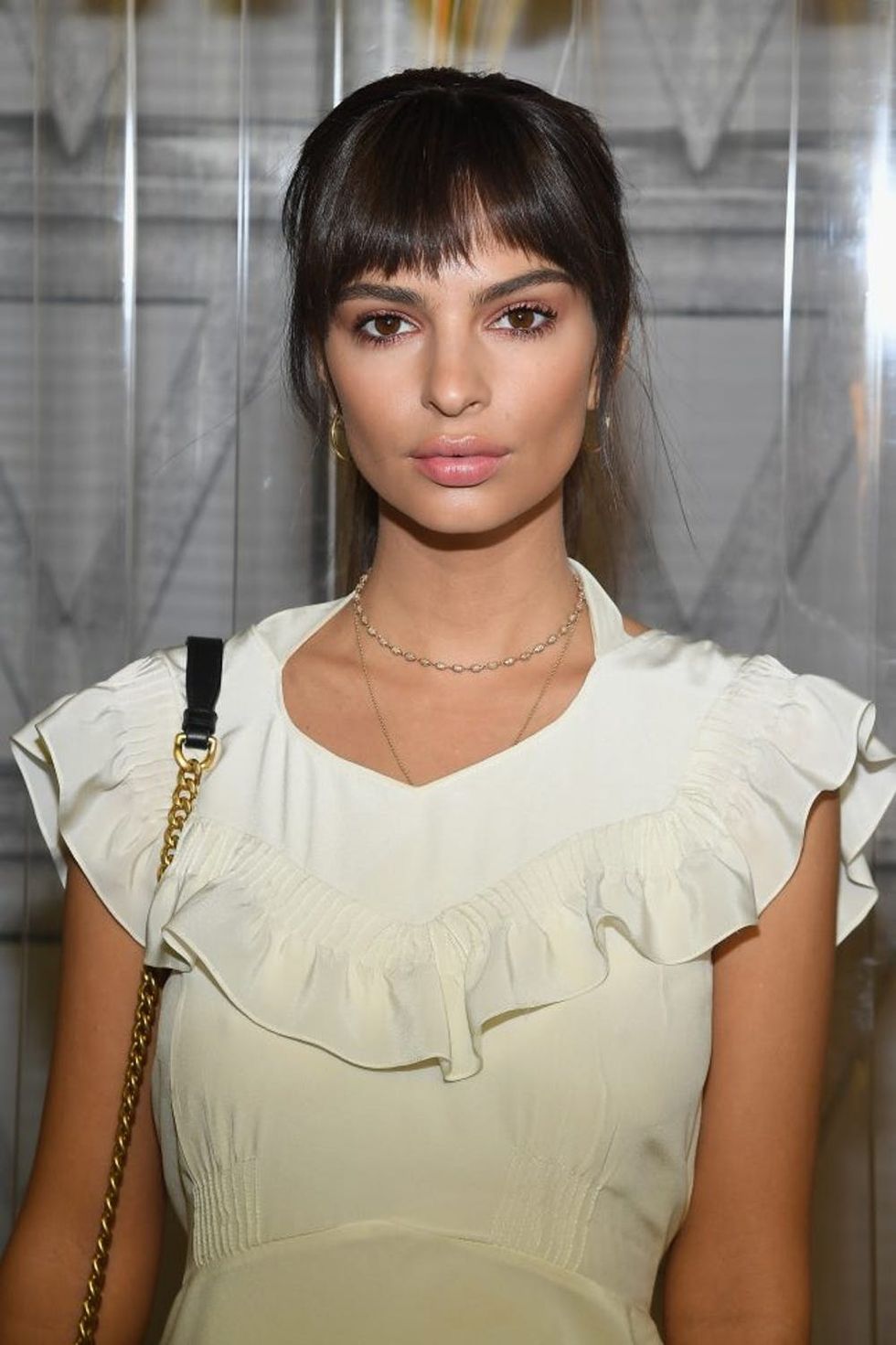 PARIS, FRANCE - OCTOBER 03: Emily Ratajkowski attends the Miu Miu show as part of the Paris Fashion Week Womenswear Spring/Summer 2018 on October 3, 2017 in Paris, France. (Photo by Pascal Le Segretain/Getty Images)