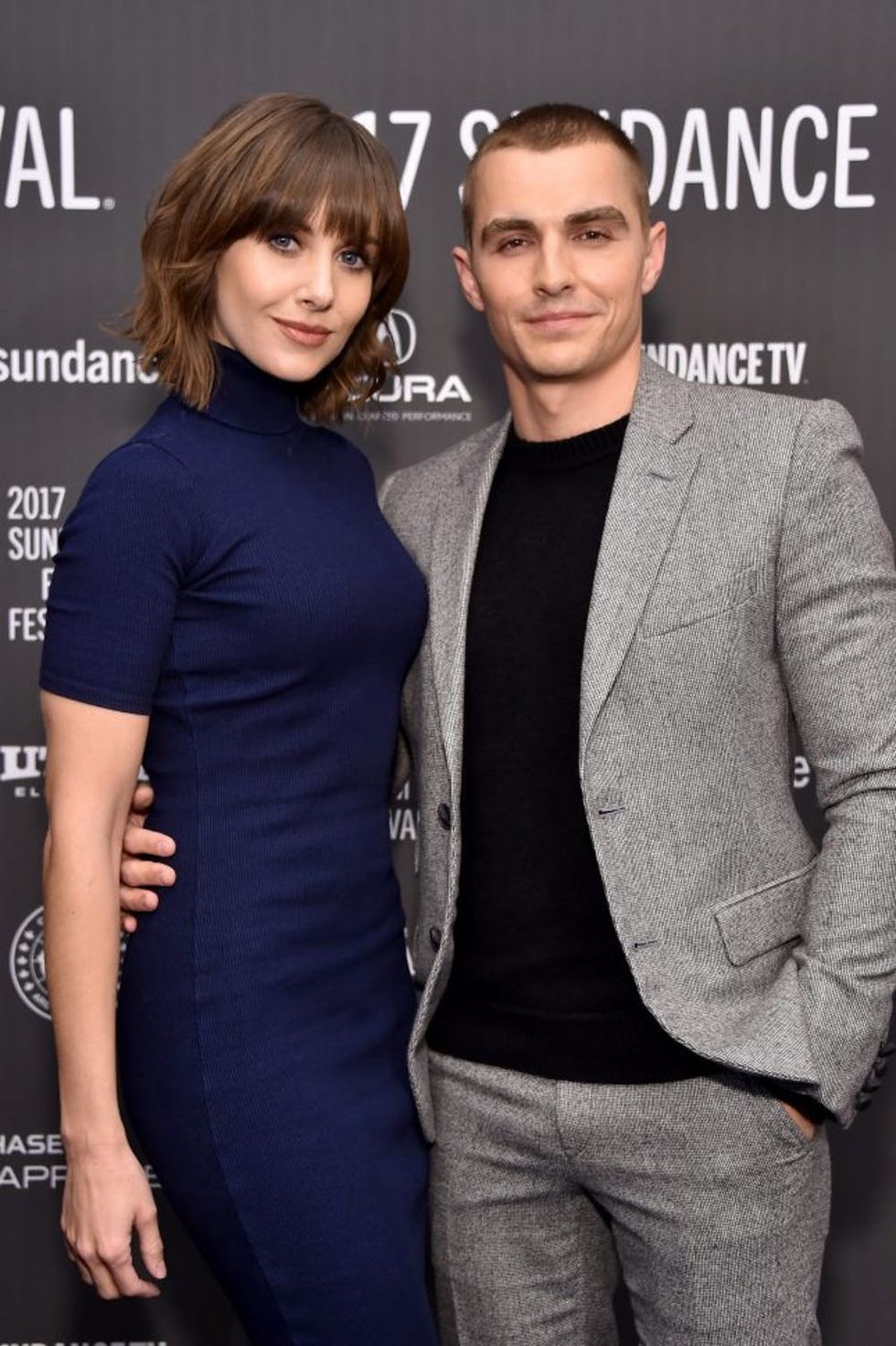 PARK CITY, UT - JANUARY 19: Actors Alison Brie (L) and Dave Franco attend "The Little Hours" premiere during day 1 of the 2017 Sundance Film Festival at Library Center Theater on January 19, 2017 in Park City, Utah. (Photo by Michael Loccisano/Getty Images for Sundance Film Festival)