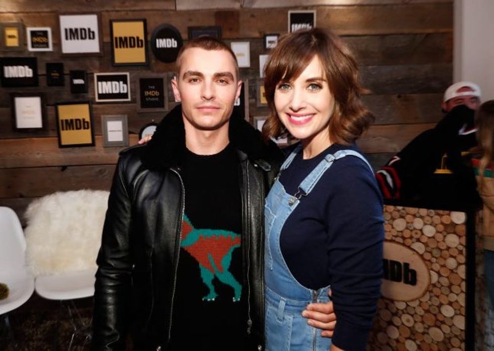 PARK CITY, UT - JANUARY 20: Actors Dave Franco and Alison Brie of "The Little Hours" attend The IMDb Studio featuring the Filmmaker Discovery Lounge, presented by Amazon Video Direct: Day One during The 2017 Sundance Film Festival on January 20, 2017 in Park City, Utah. (Photo by Rich Polk/Getty Images for IMDb)