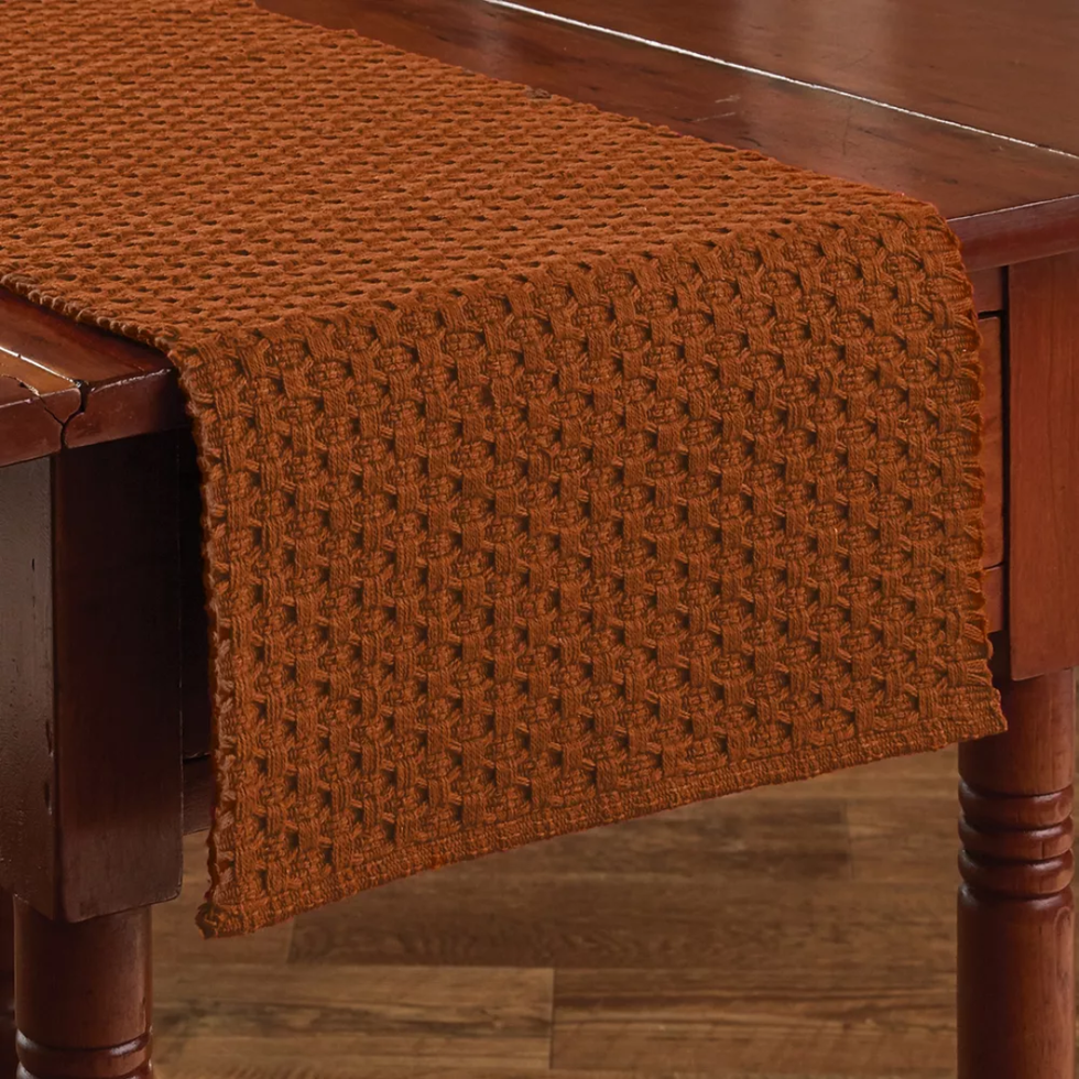Park Designs Terracotta Chadwick Table Runner