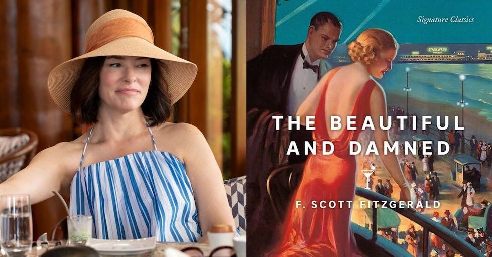 parker posey in 'the white lotus' & 'the beautiful and damned' by f. scott fitzgerald