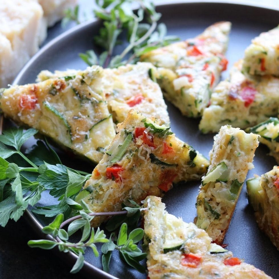 Parmesan Zucchini Bites