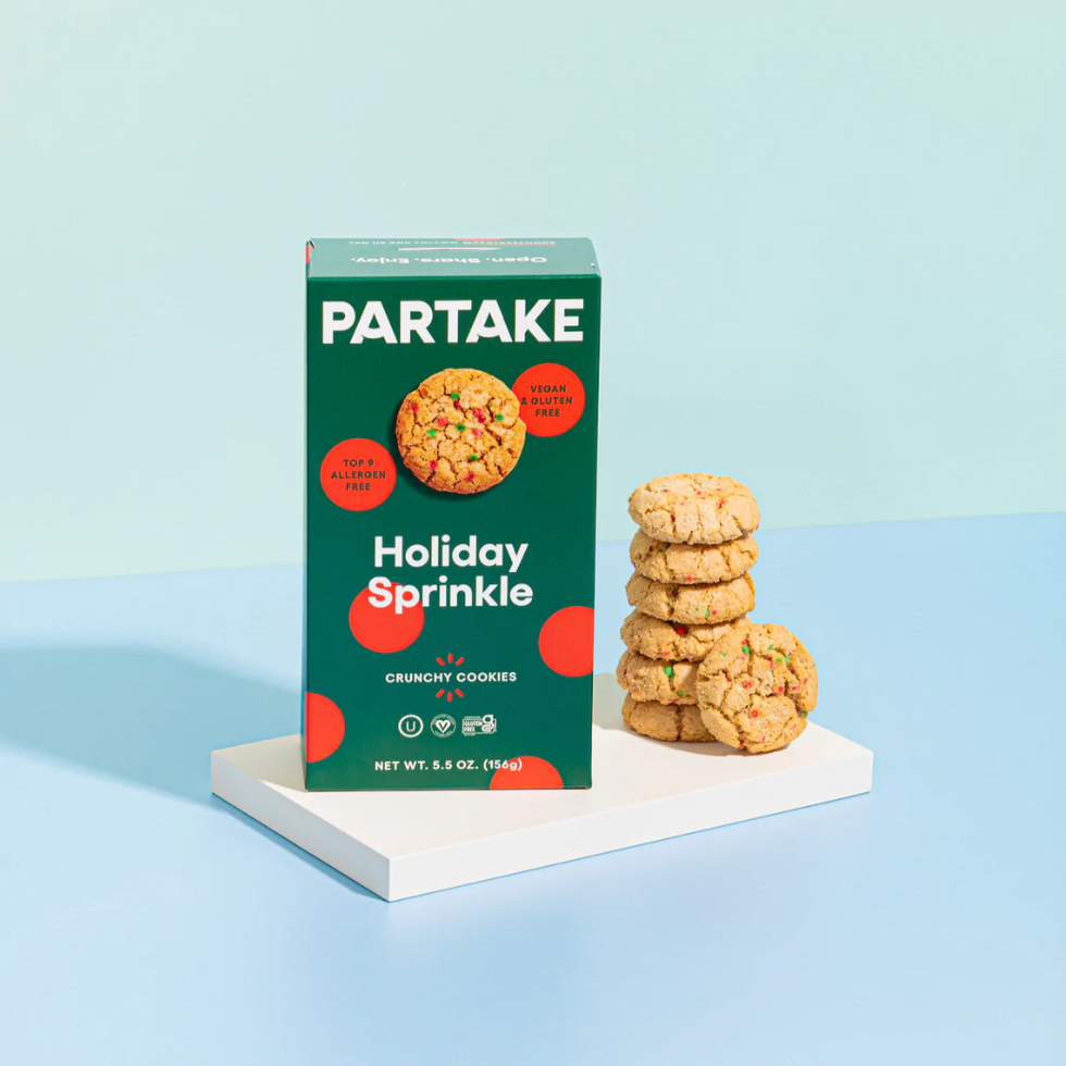 Partake Holiday Sprinkle Cookies