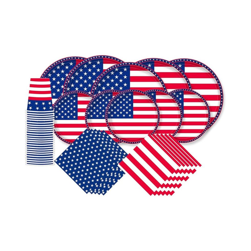 Patriotic Plates, Cups, and Napkins