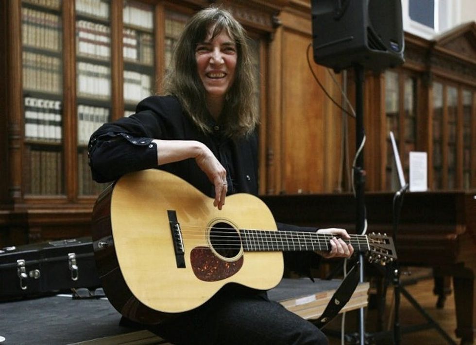 Patti Smith by Jeff J Mitchell and Getty