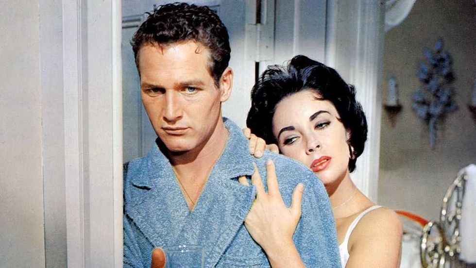 Paul Newman and Elizabeth Taylor in Cat on a Hot Tin Roof
