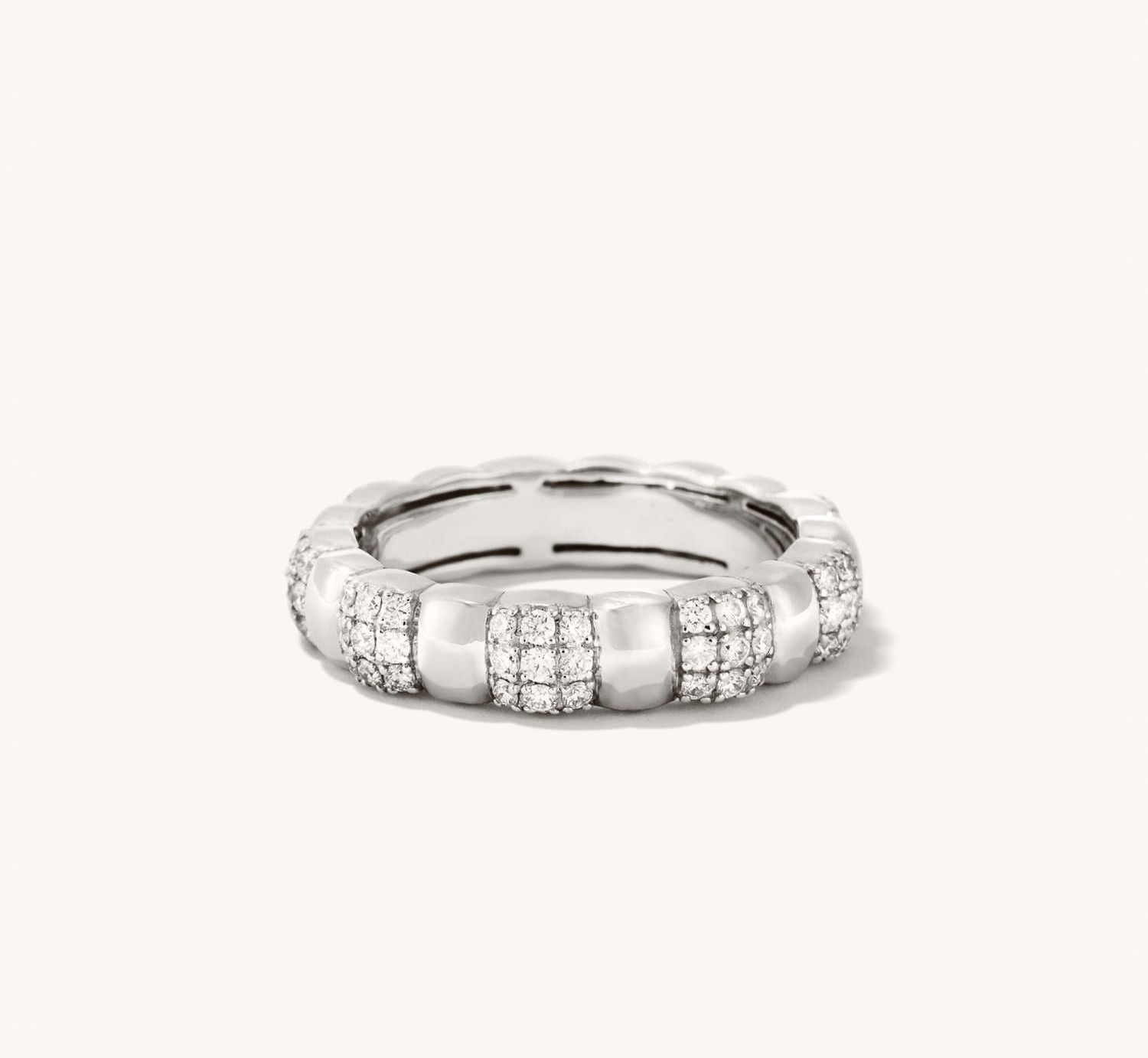 Pave Diamond Soft Charlotte Ring