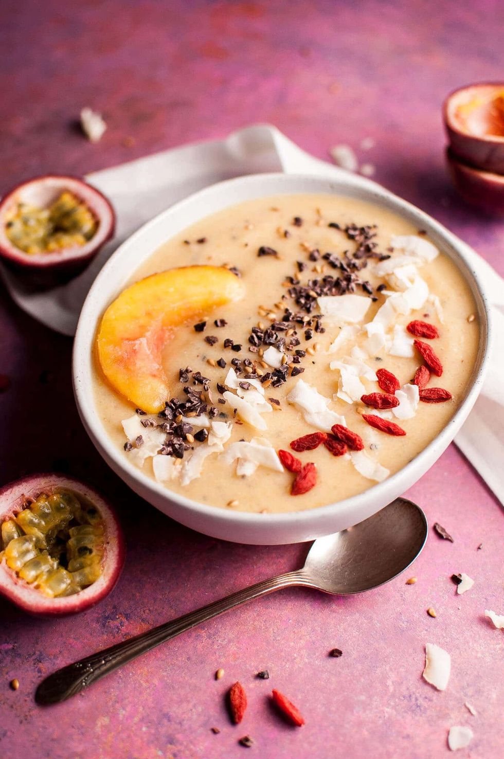 Peach and Passion Fruit Smoothie