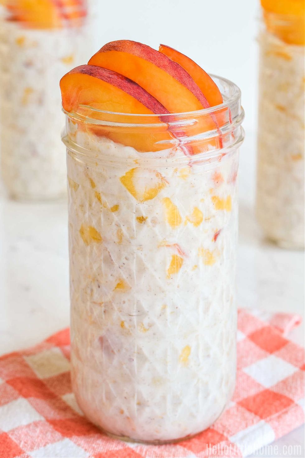 Peach Overnight Oats