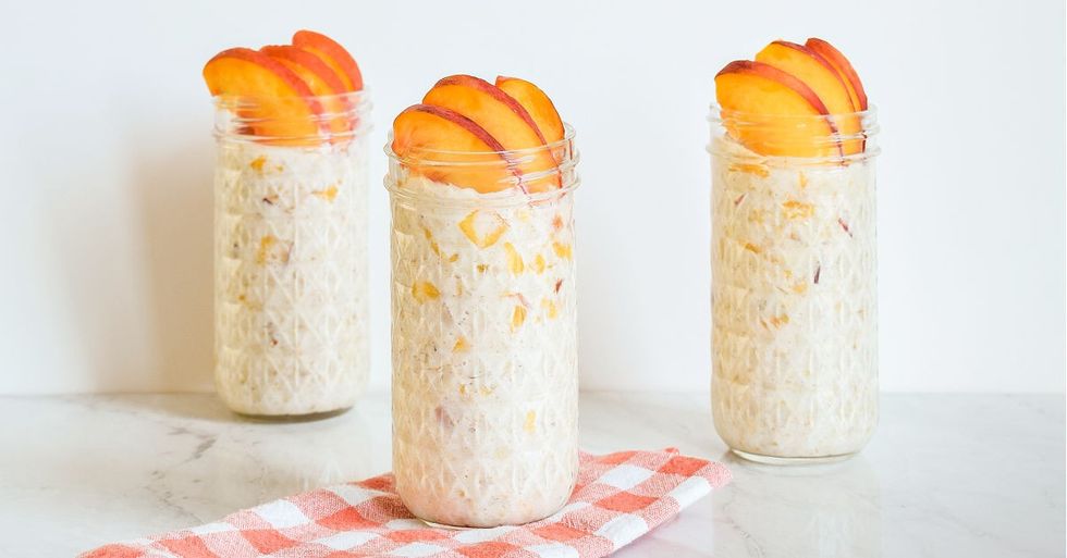 Peach Overnight Oats