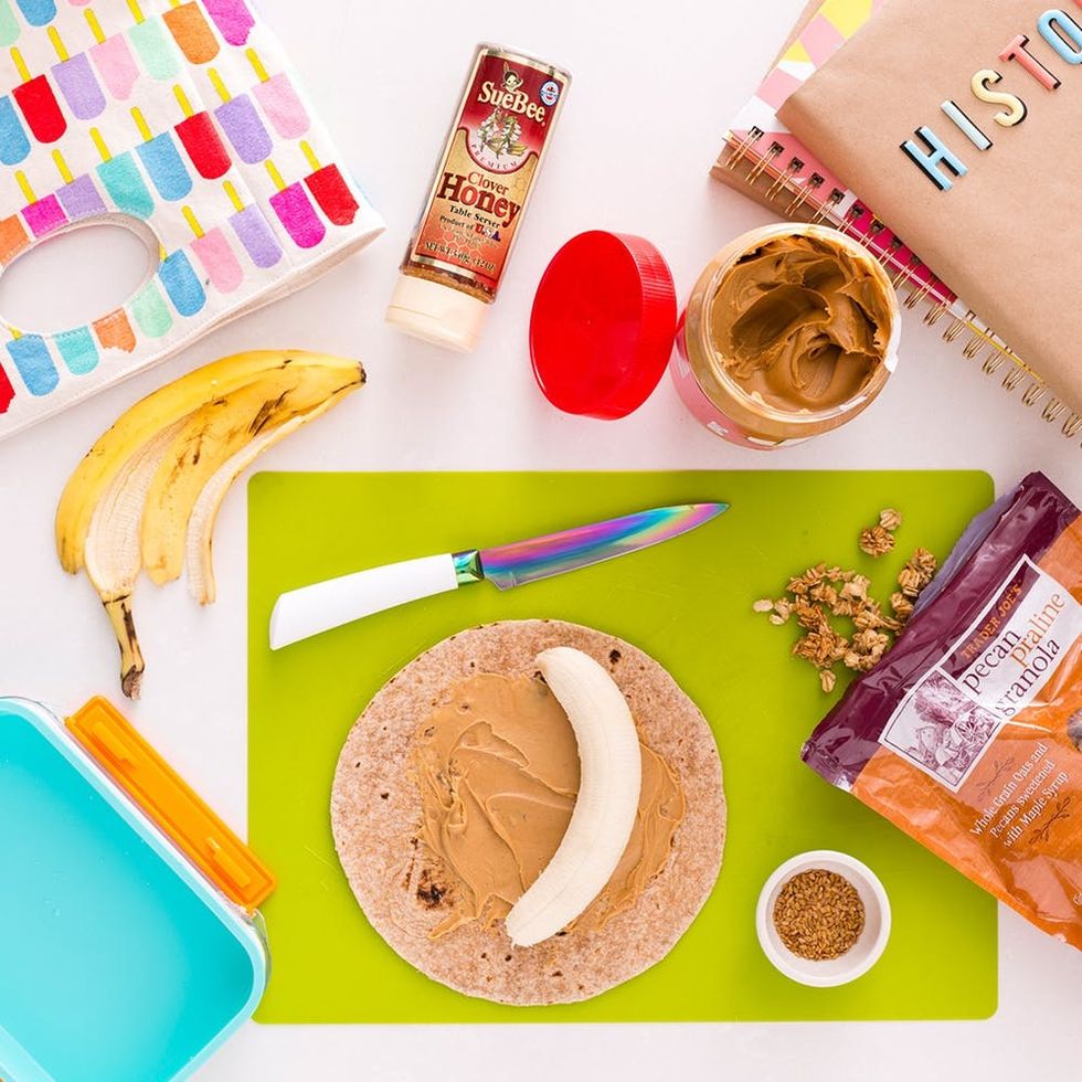 Peanut Butter and Banana Rollup Recipe