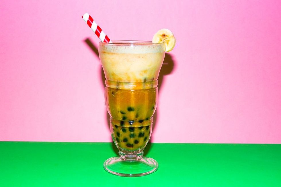 Peanut Butter Banana Boba Shake