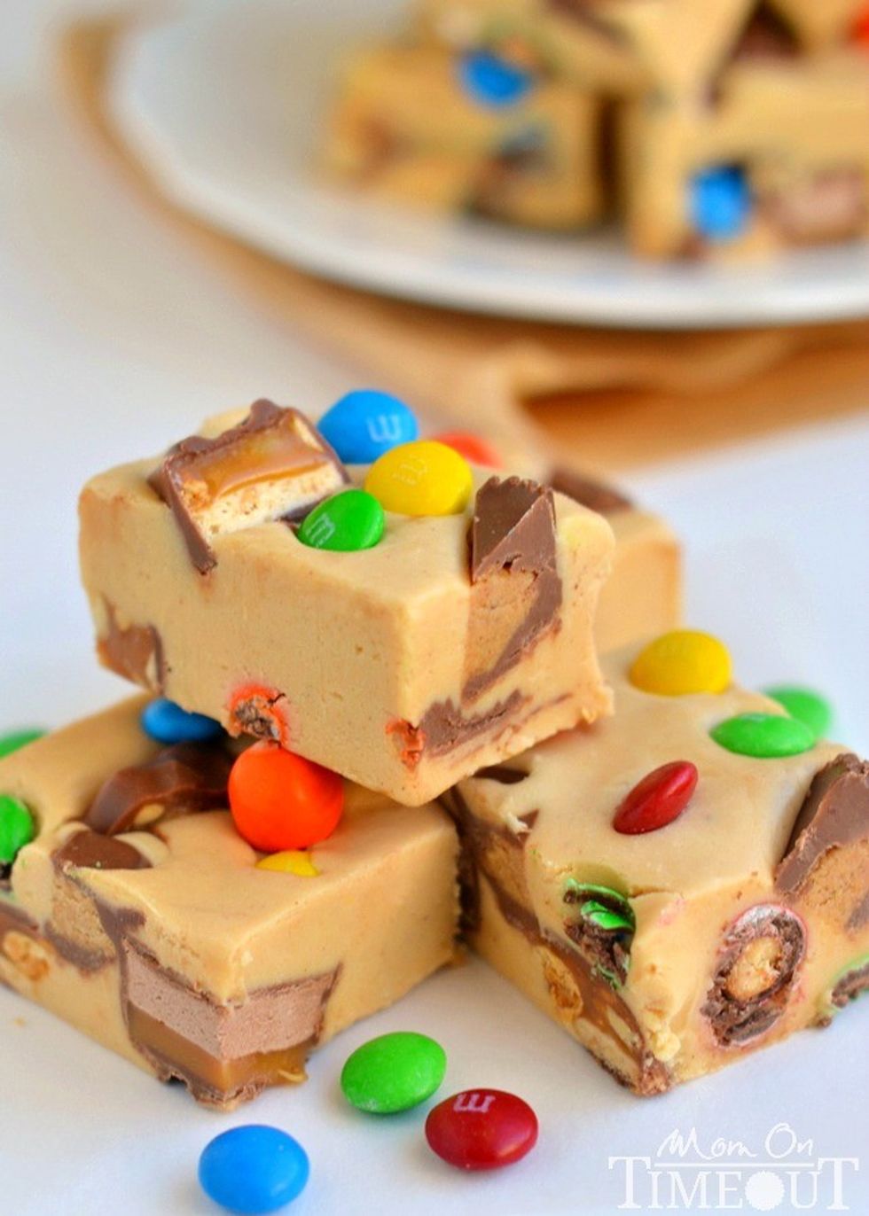 Peanut Butter Candy Bar Fudge