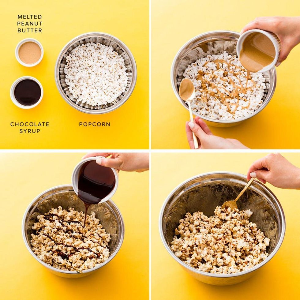 Peanut Butter Fudge Popcorn