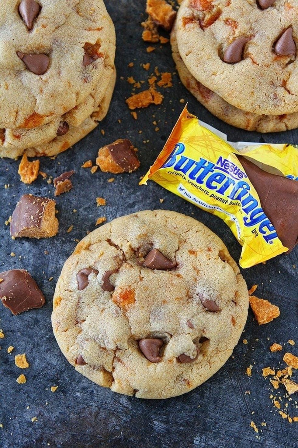 Peanut Butterfinger Cookies
