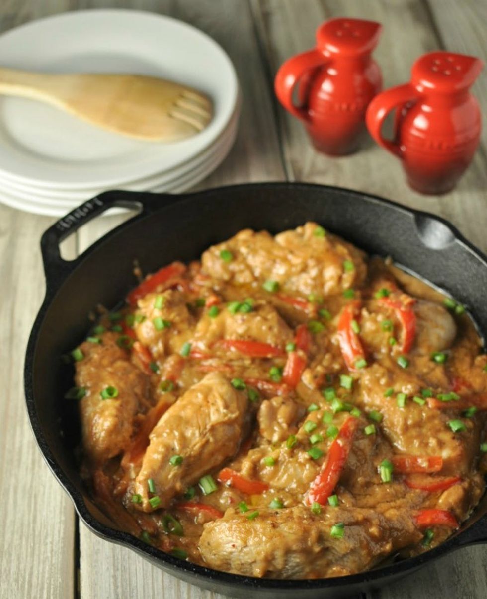 Peanut Chicken Skillet Low Carb