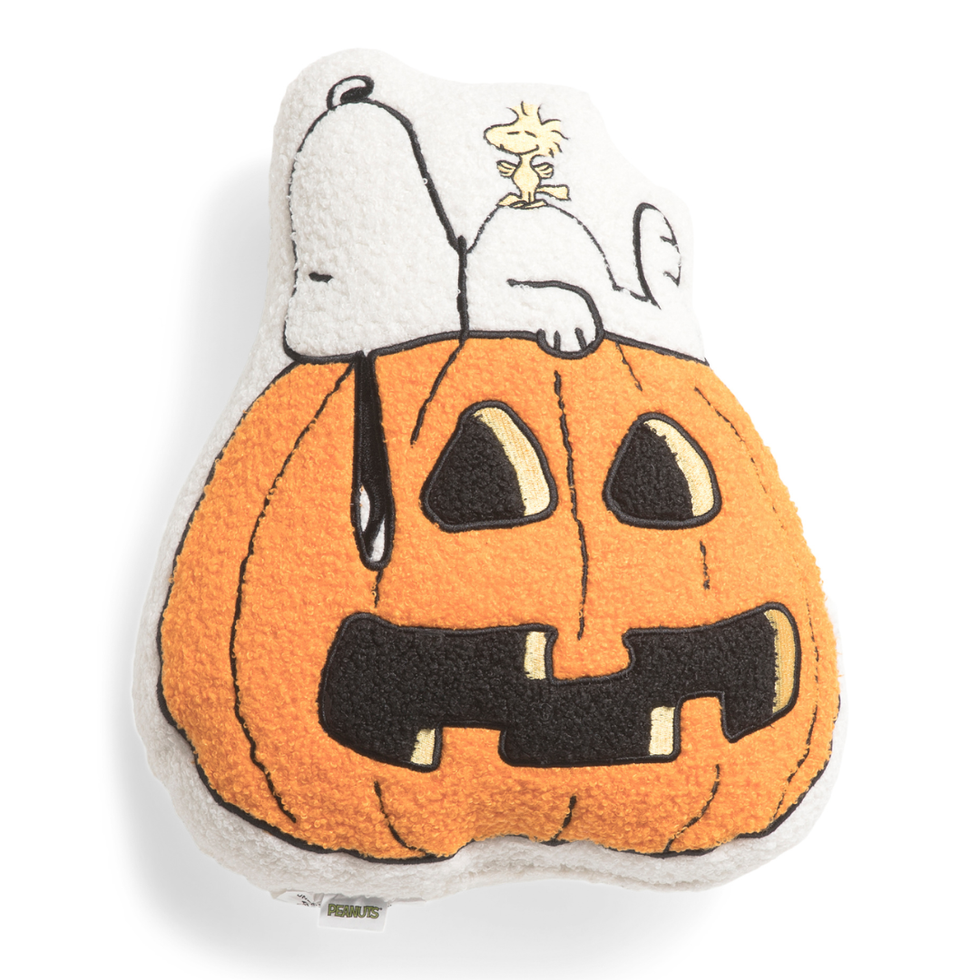 Peanuts Jack O Lantern Pillow
