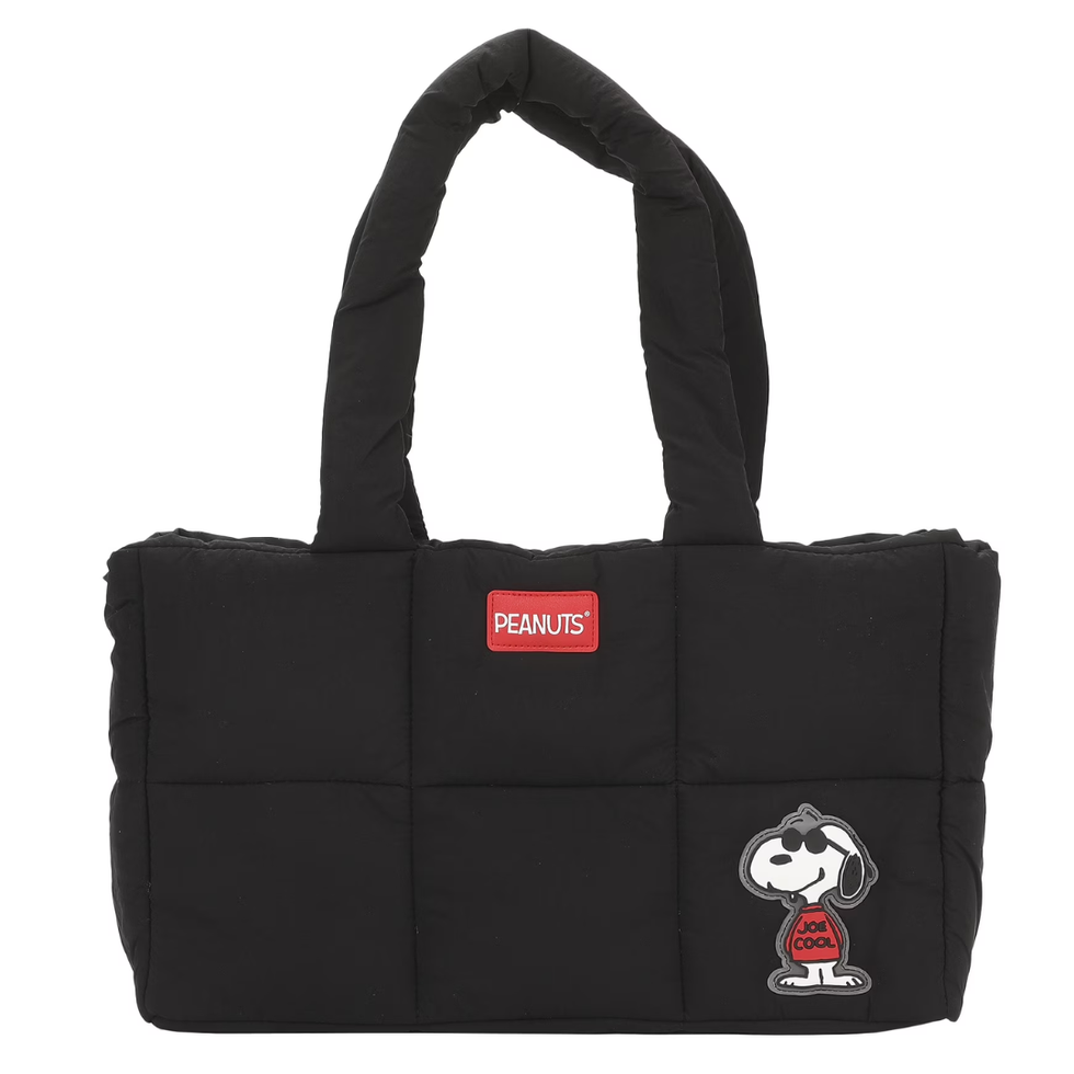 Peanuts Quilted Puffer Tote Bag
