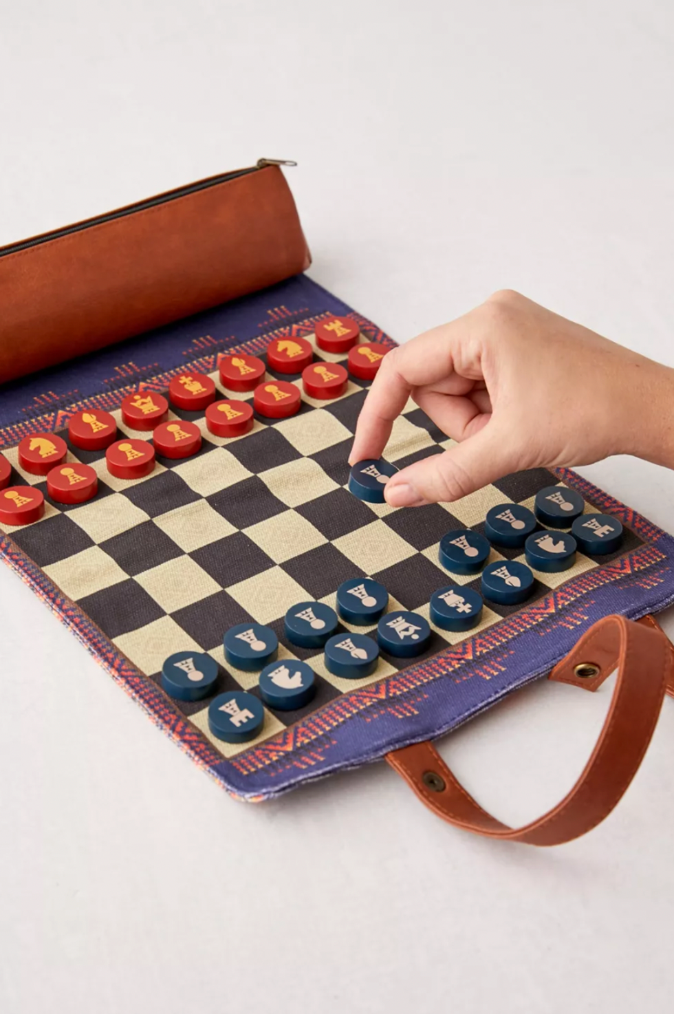 Pendleton Roll-Up Chess And Checkers Set