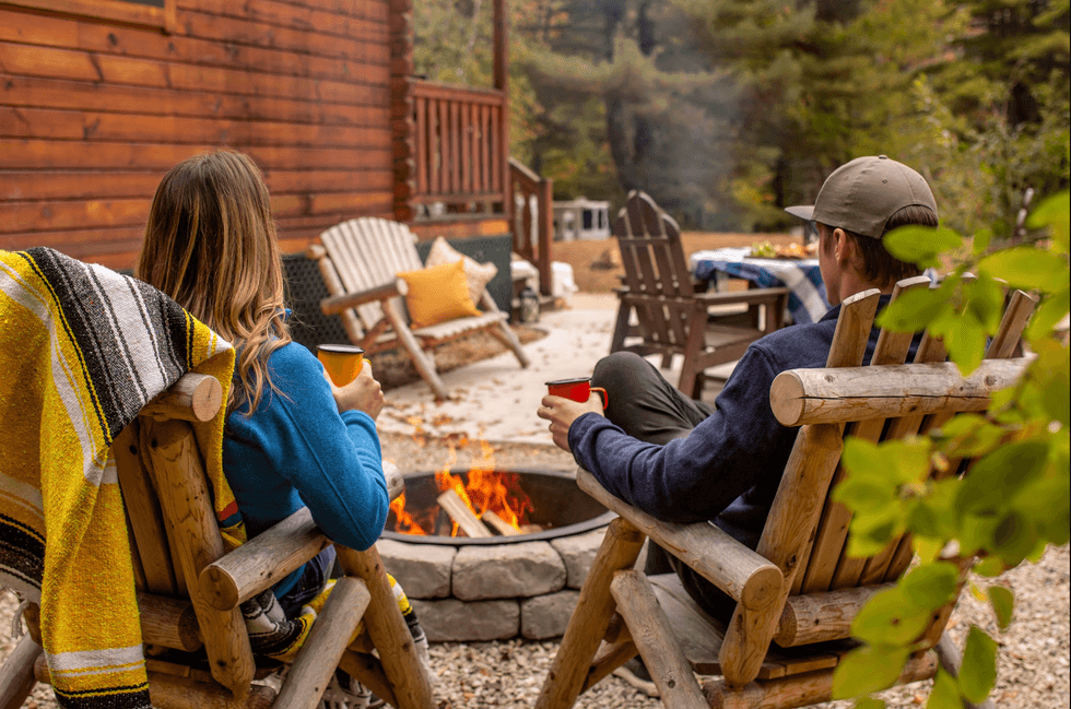 people camping