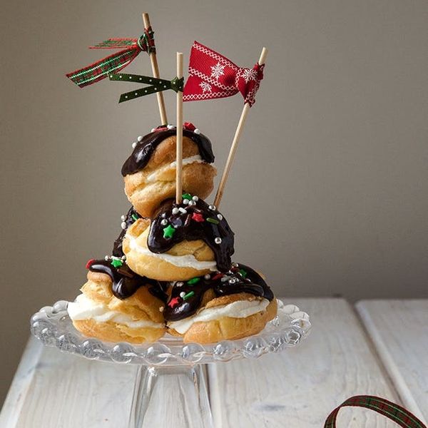 Peppermint Cream Puffs