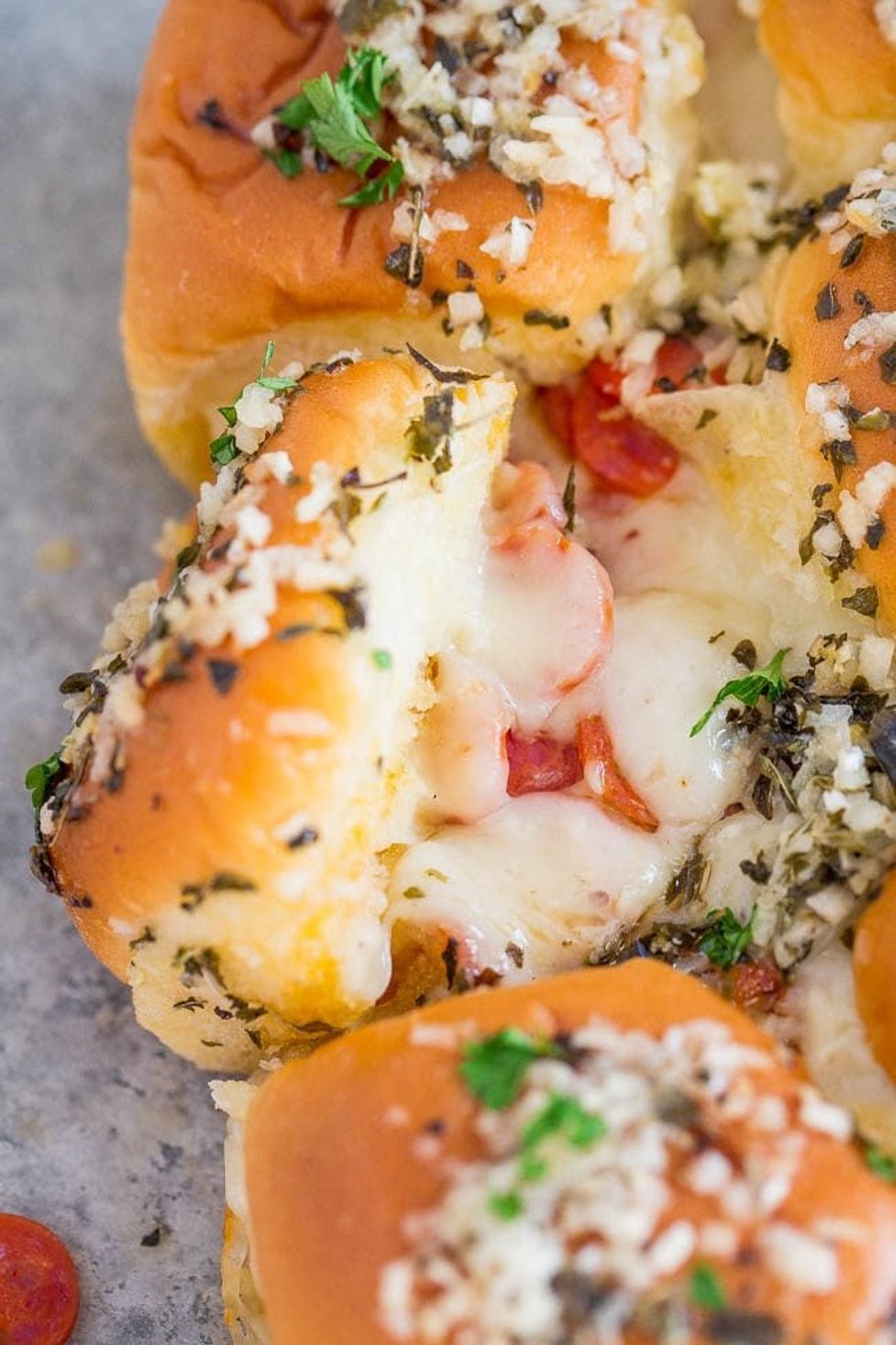 Pepperoni Pizza Sliders