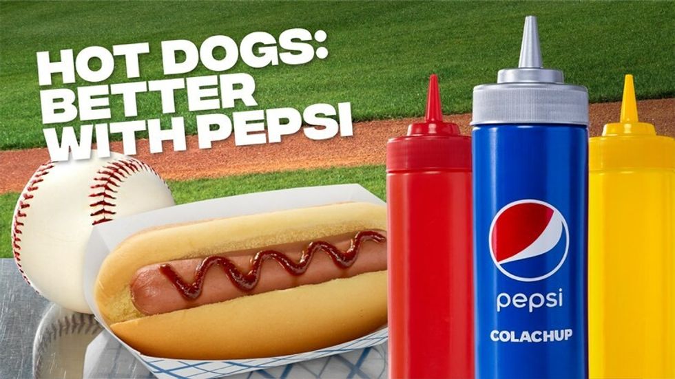 pepsi colachup promotional material