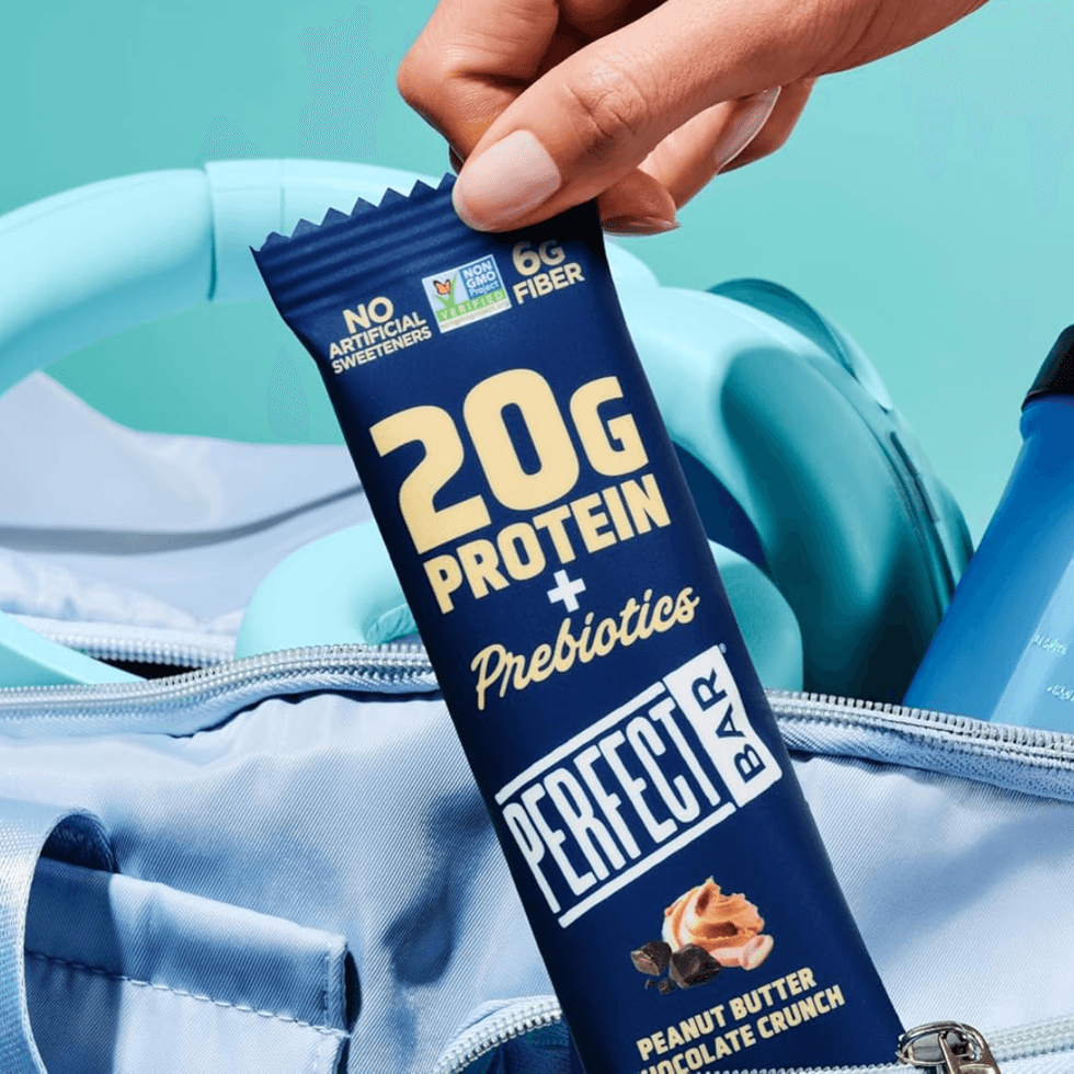Perfect Bar Protein + Prebiotics Chocolate Peanut Butter Protein Bar
