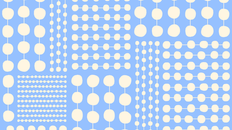 Periwinkle pearls laptop wallpaper