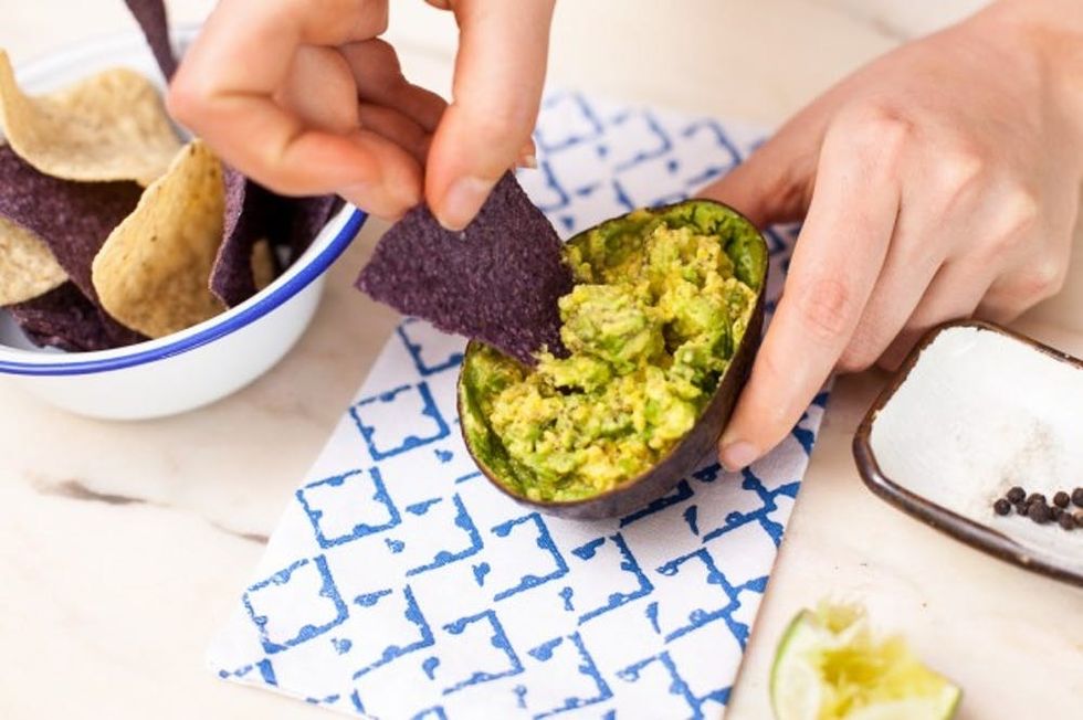 Personal Guacamole Snack to Make at Home easy snacks to make
