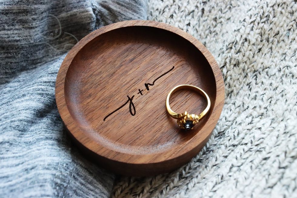 Personalized Initials Ring Dish