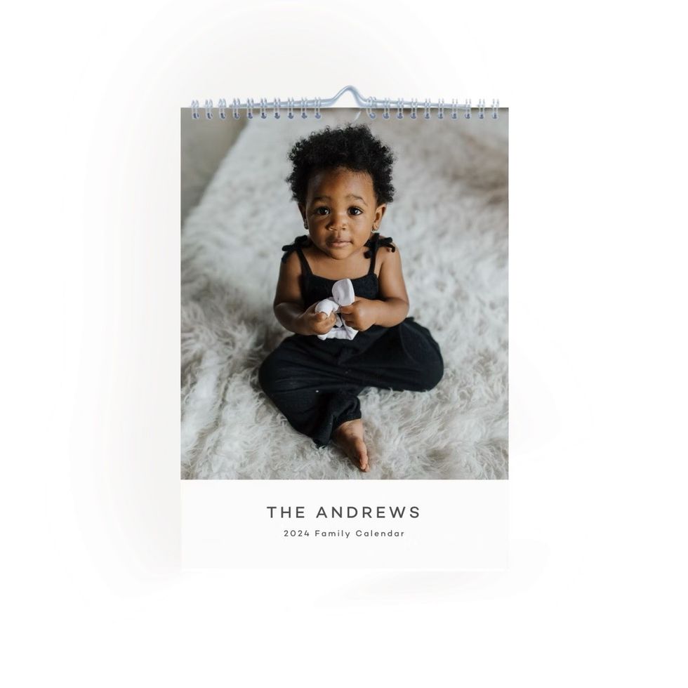 Personalized wall calender