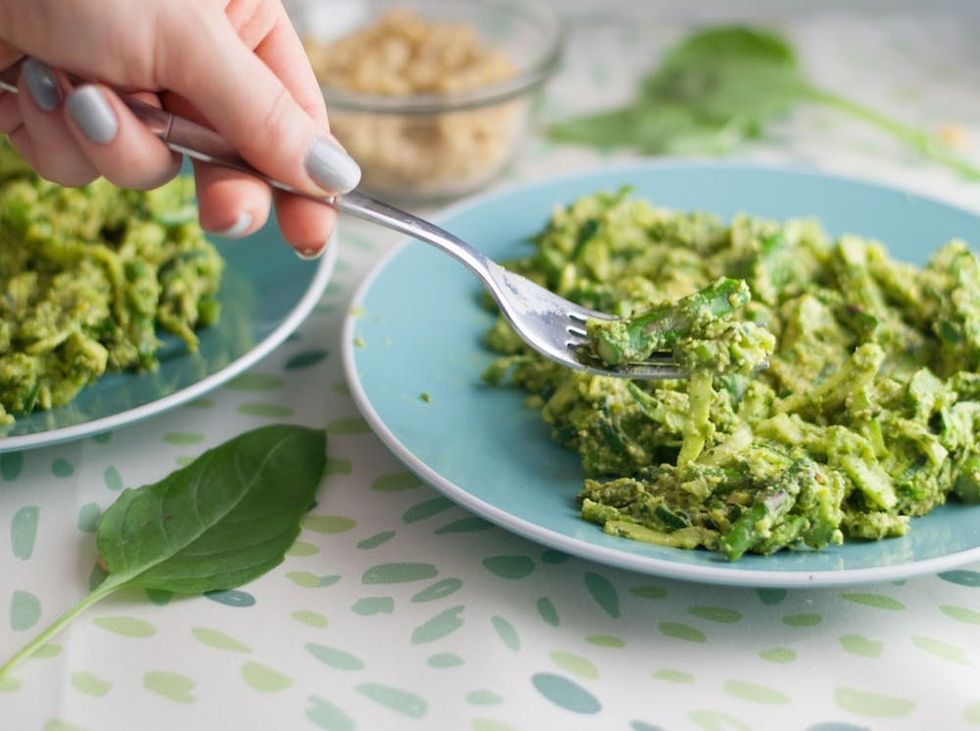 Pesto Zucchini Noodles