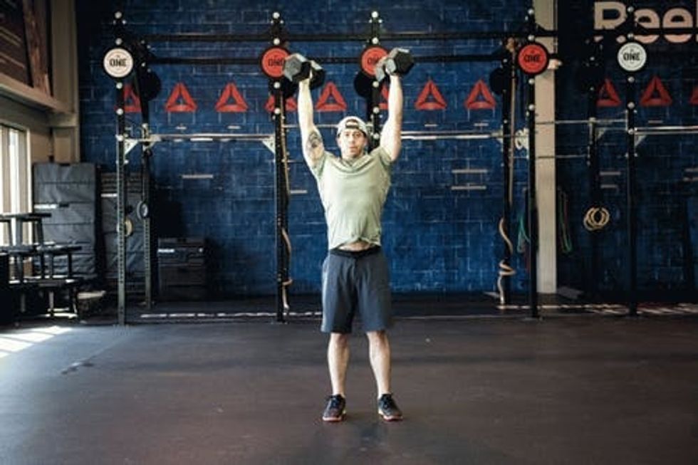 Pete_Dumbell Strict Press