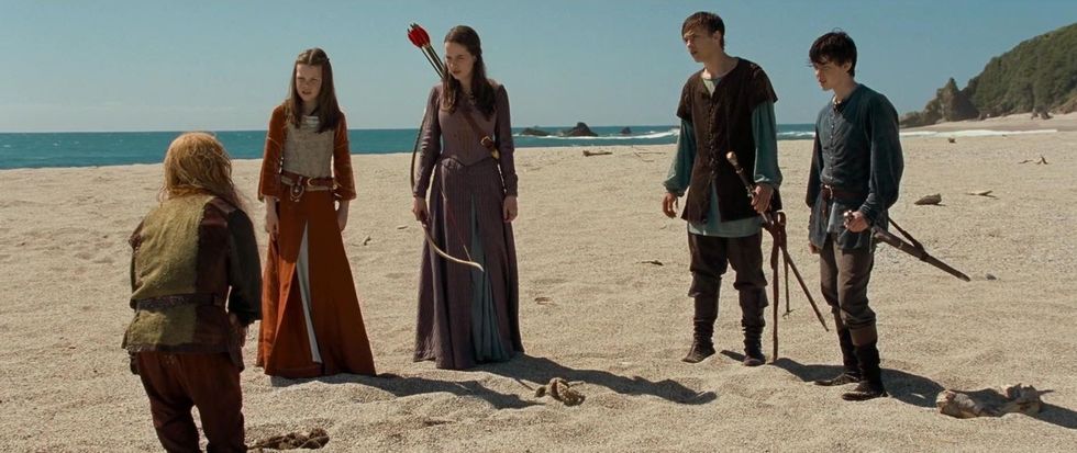 Peter Dinklage Georgie Henley Anna Popplewell William Moseley Skandar Keynes prince caspian the chronicles of narnia movies