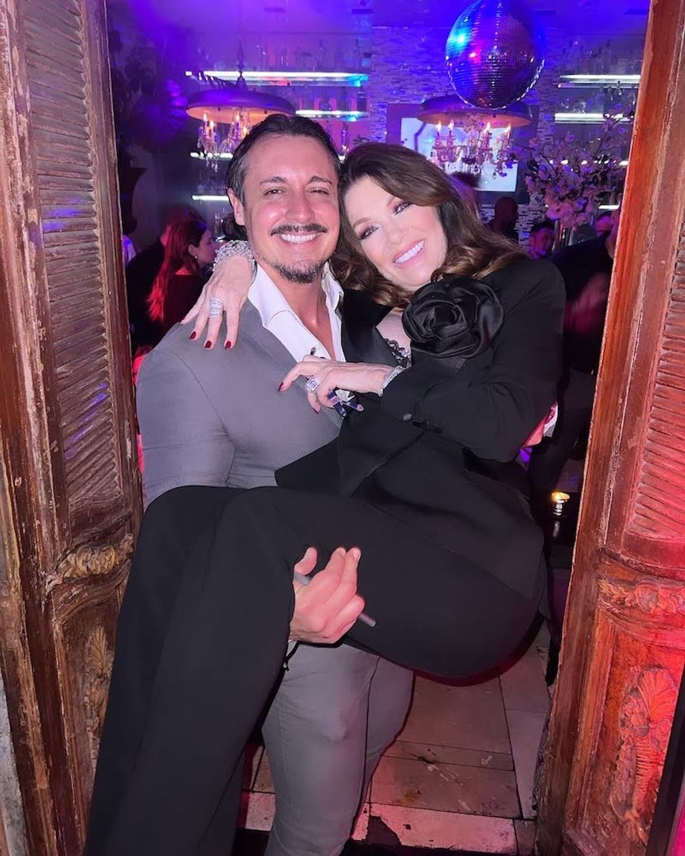 Peter Madrigal and Lisa Vanderpump