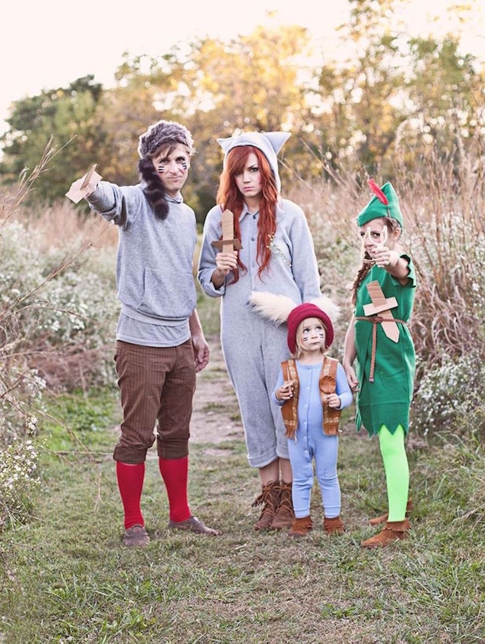 Peter Pan and the Lost Boys Costume for Family of 4