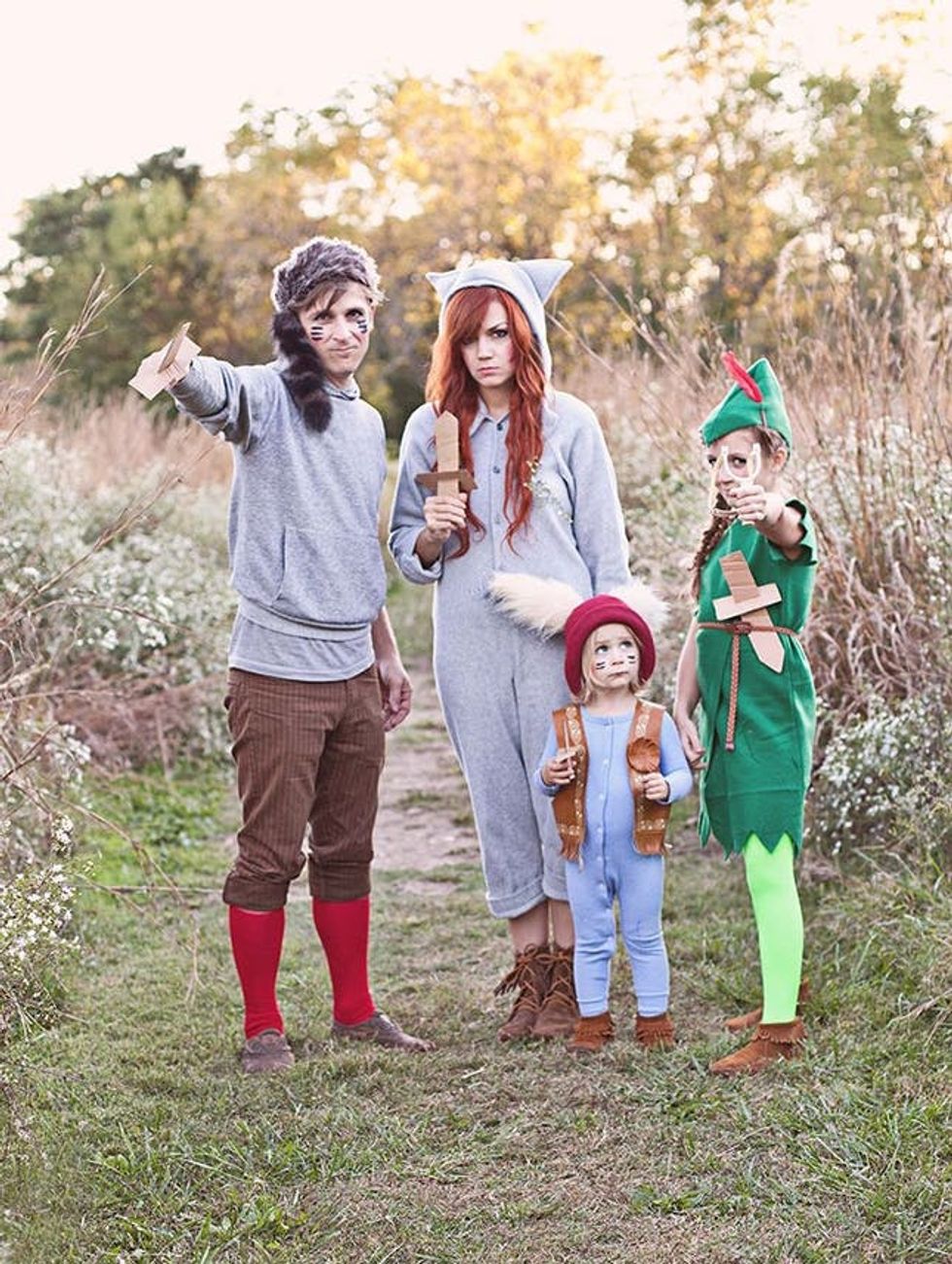 Peter Pan and the Lost Boys Funny Halloween Group Costume