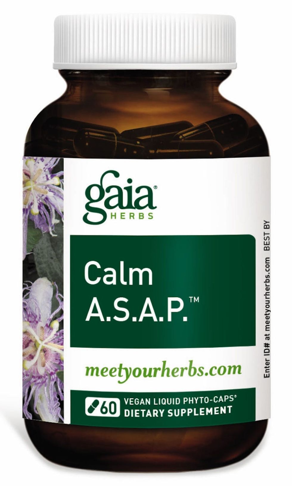 Photo of Gaia Herbs Calm ASAP bottle