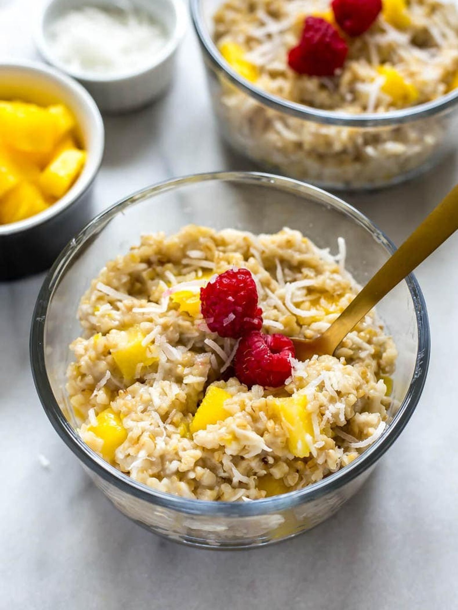 Pi\u00f1a Colada Instant Pot Steel Cut Oats