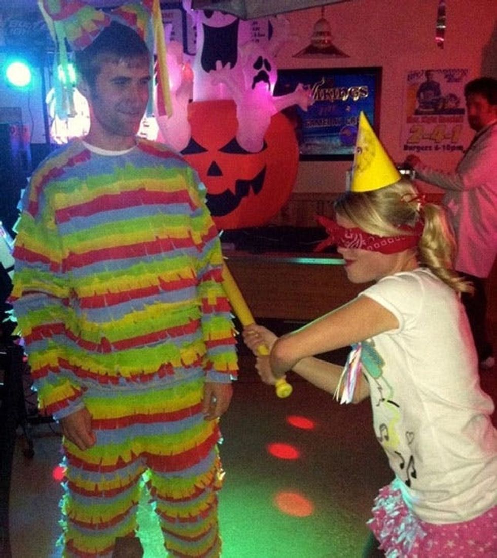 Pi\u00f1ata and Birthday Girl