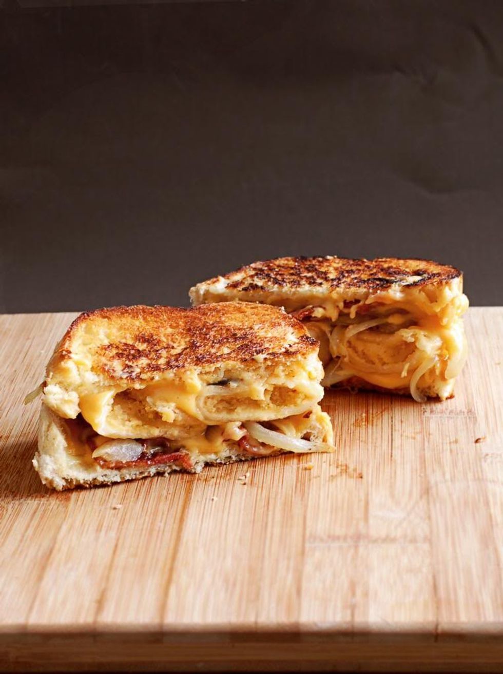 Pierogi Grilled Cheese