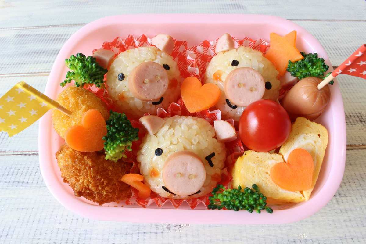 piglet bento lunch