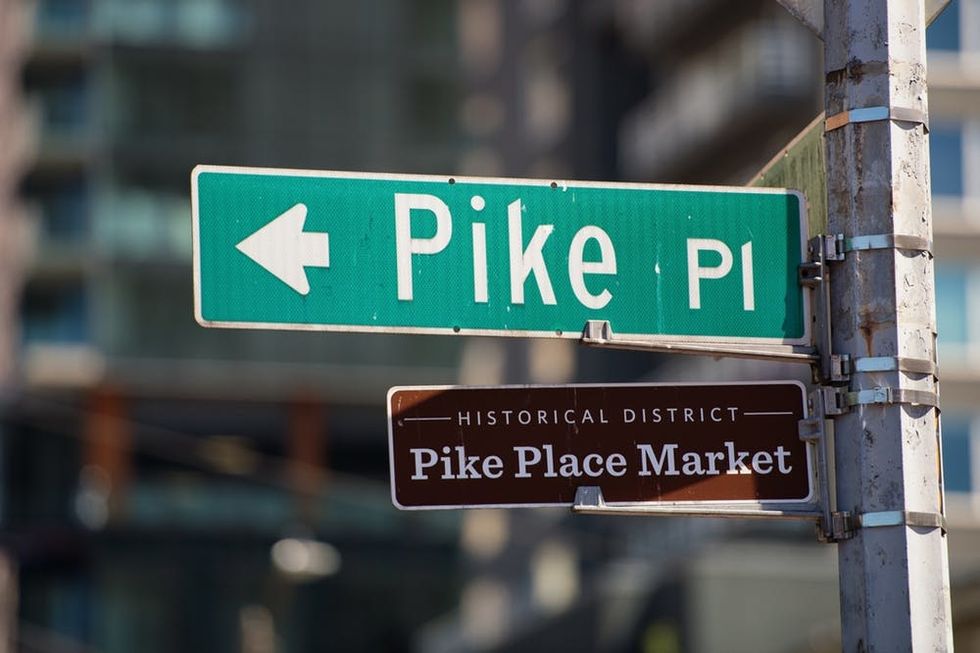 Pike Place Market sign