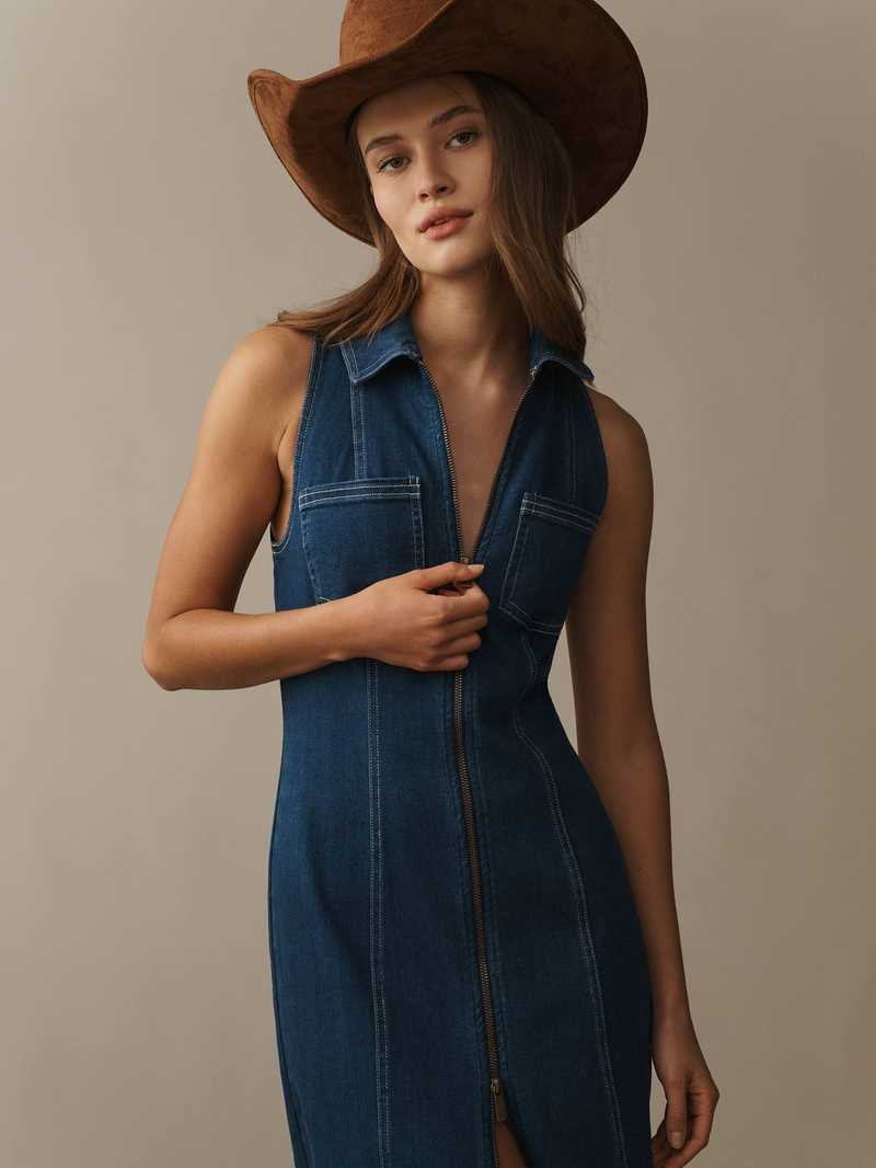 7 Denim Dresses For A 'Yellowstone' Summer - Brit + Co 7 Denim Dresses For A 'Yellowstone' Summer - Brit + Co