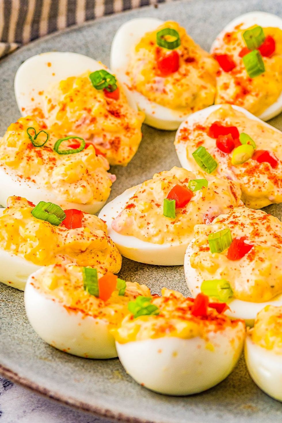 Pimento Cheese Deviled Eggs