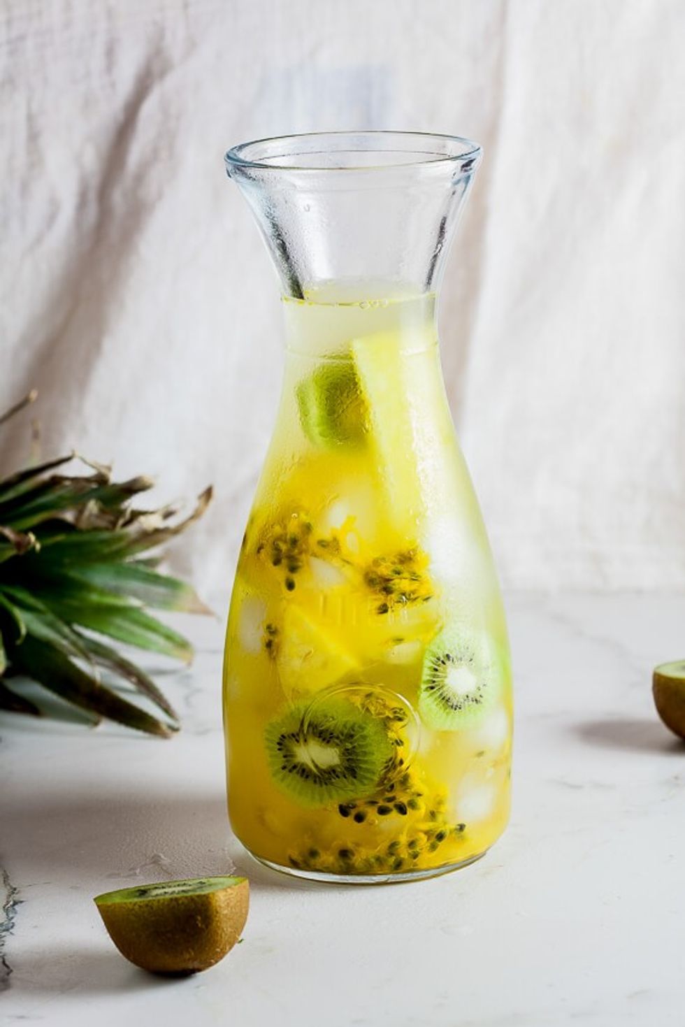 Pineapple, Kiwi and Passionfruit Water